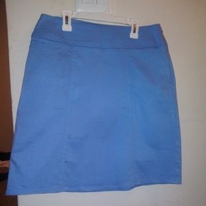 Ladies Blue Casual Skirt